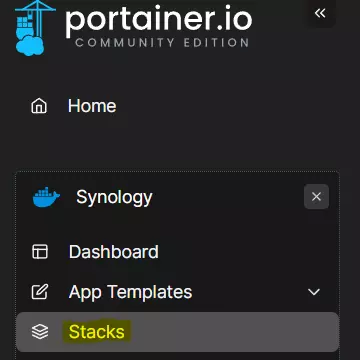 Stack Portainer